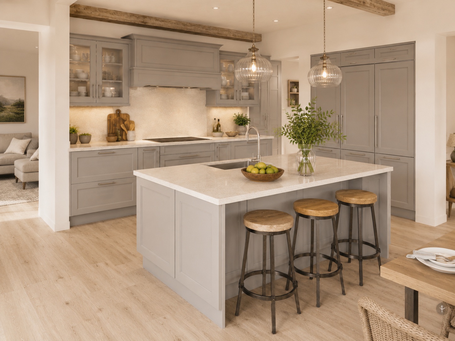 Nobilia Matt Grey L Shaped Kitchen 2021